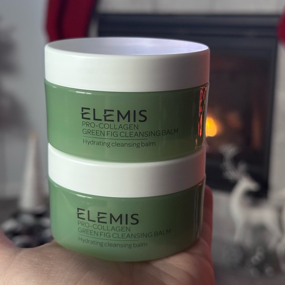 2 ELEMIS Pro-Collagen Green Fig Cleansing Balm 1.7oz/50g x2 / same as FULL SIZE